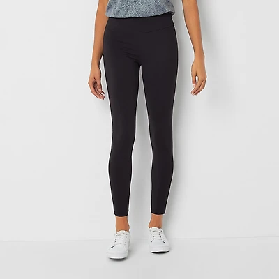 Stylus Womens Mid Rise Knit 26" 7/8 Ankle Legging
