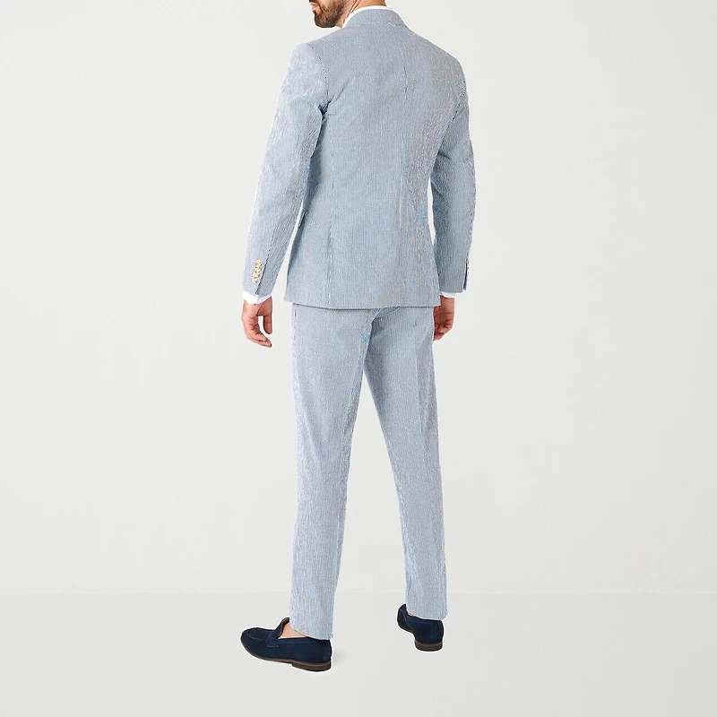 Opposuits Casual Daily Seersucker Mens 2-pc. Suit Set