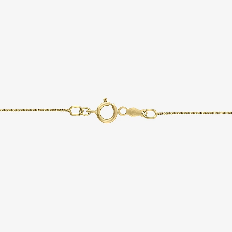 Womens 1/2 CT. T.W. Natural White Diamond 14K or Yellow Gold Round Pendant Necklace