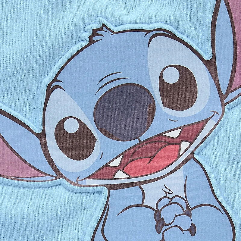 Disney Collection Little & Big Kid Boys Crew Neck Long Sleeve Lilo & Stitch Sweatshirt