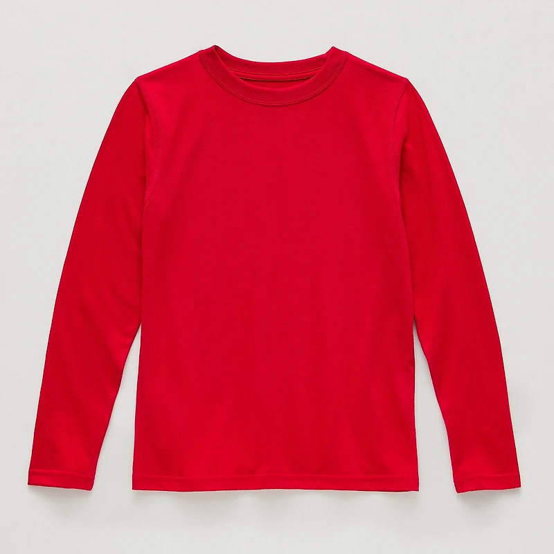 Thereabouts Little & Big Kid Boys Crew Neck Long Sleeve T-Shirt