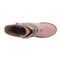 Pop Little & Big Kid Girls Kenneth Flat Heel Booties