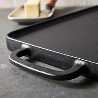 Bobby Flay Cast Iron 20X10 Double Burner Griddle