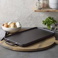 Bobby Flay Cast Iron 20X10 Double Burner Griddle