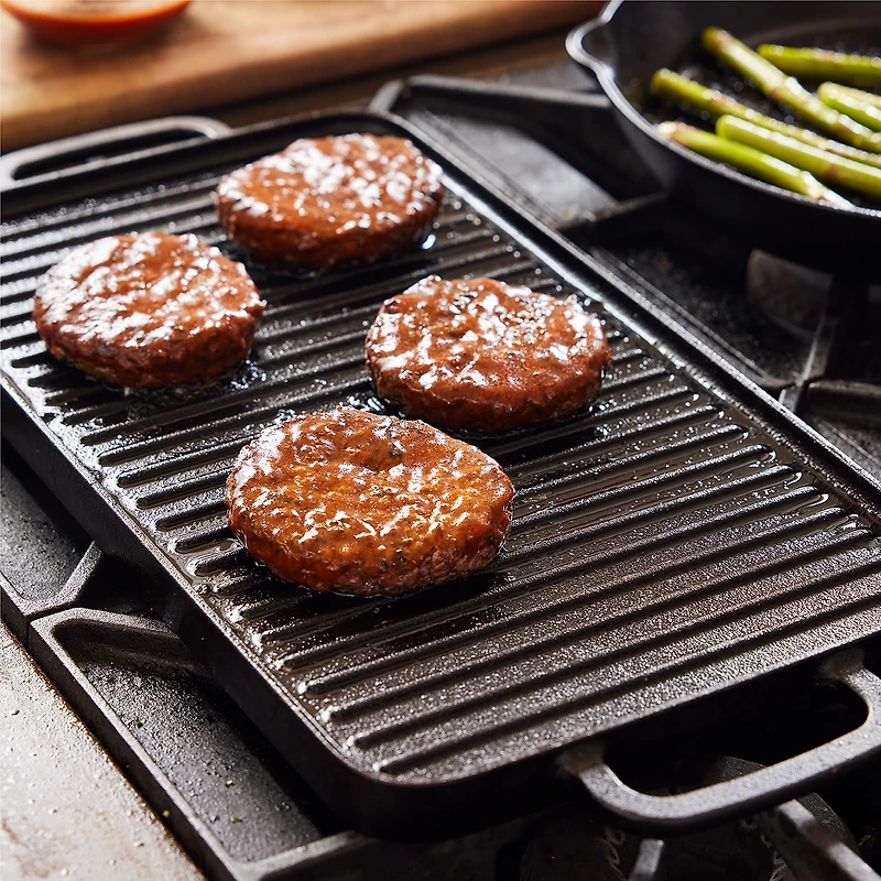 Bobby Flay Cast Iron 20X10 Double Burner Griddle