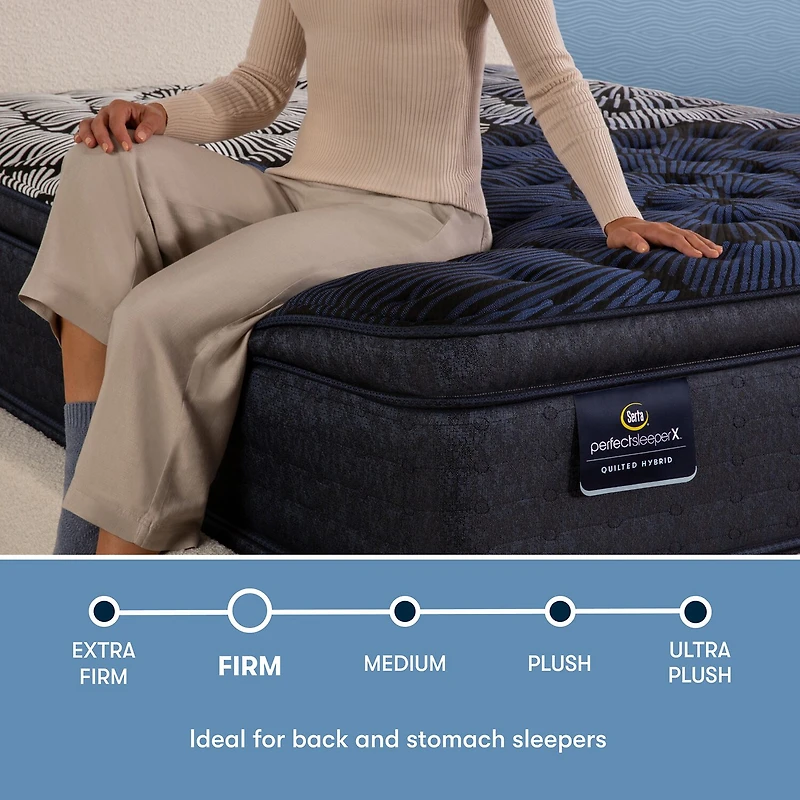 Serta Quilted Perfect Sleeper X Hybrid Max 15.25" Firm Pillow Top - Mattress Only