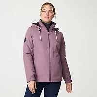 Free Country Womens Hooded Water Resistant Wind Resistant Heavyweight System Jacket