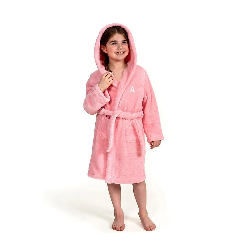 Linum Home Textiles Personalized Kids Bathrobe Unisex Long Sleeve Length Robe