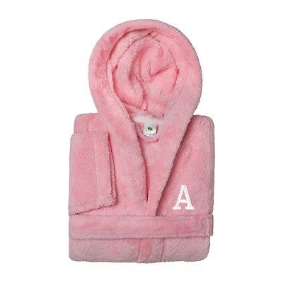 Linum Home Textiles Personalized Kids Bathrobe Unisex Long Sleeve Length Robe