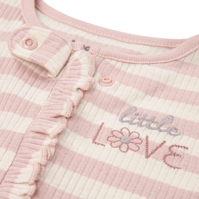 Huggies Baby Girls Striped Sleep and Play