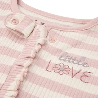 Huggies Baby Girls Striped Sleep and Play