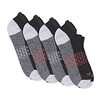 Hanes® Men's Ultimate Absolute Comfort, 3+1 Bonus Pack, No-Show Socks with Heel Shield