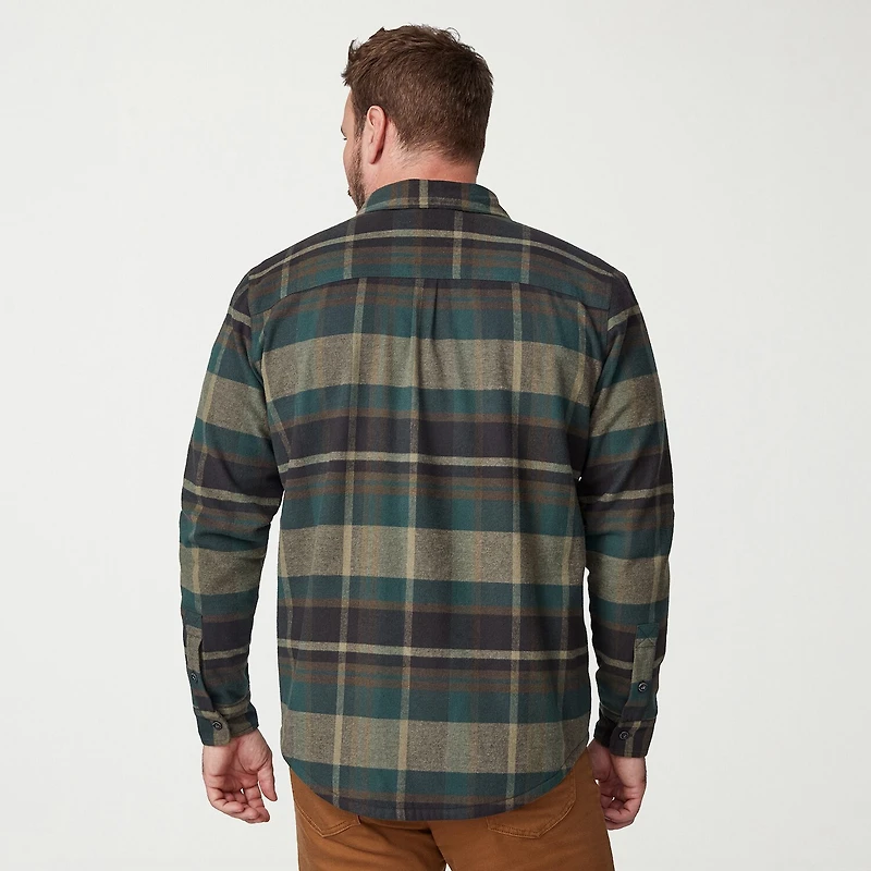 Free Country Mens Long Sleeve Regular Fit Flannel Shirt