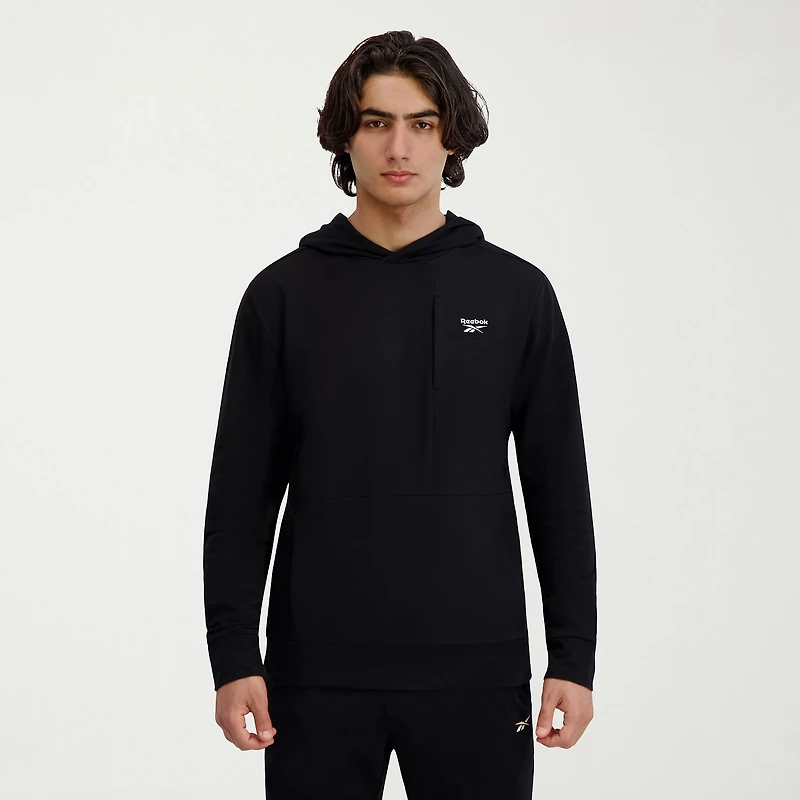 Reebok Mens Long Sleeve Fleece Active Hoodie