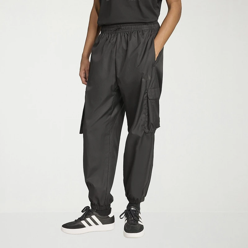adidas Mens Straight Mid Rise Regular Fit Active Cargo Pant