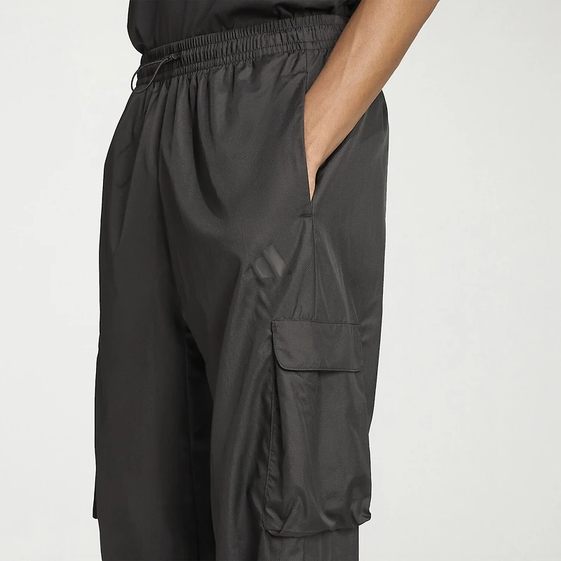 adidas Mens Straight Mid Rise Regular Fit Active Cargo Pant