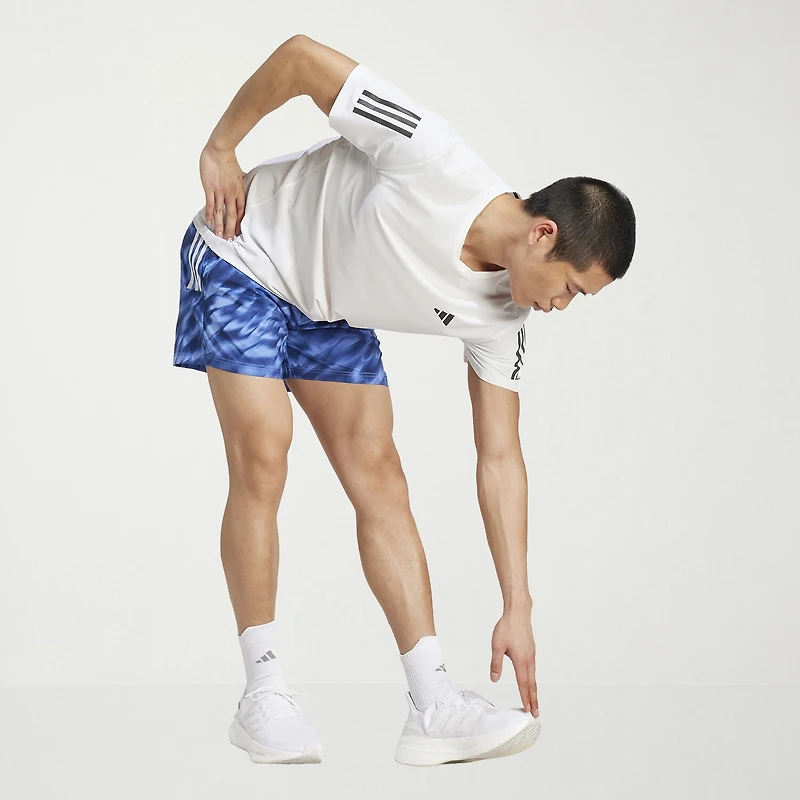 adidas Mens 7" Mid Rise Running Short