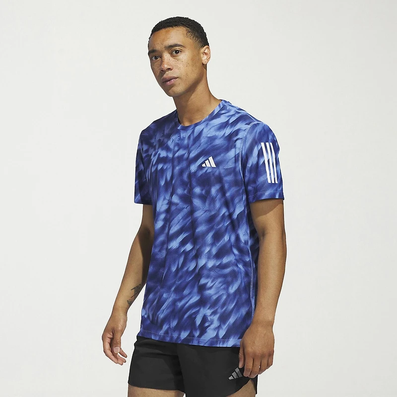 adidas Mens Crew Neck Short Sleeve Active T-Shirt