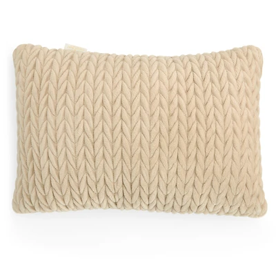 Fieldcrest Faux Mink 14x20 Lumbar Pillow