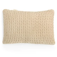 Fieldcrest Faux Mink 14x20 Lumbar Pillow