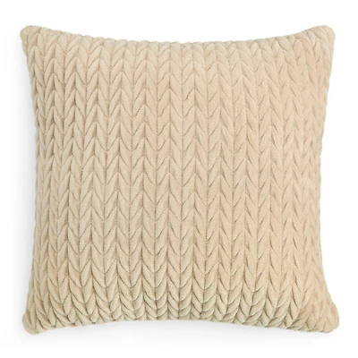 Fieldcrest Faux Mink 20x20 Square Throw Pillow