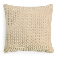 Fieldcrest Faux Mink 20x20 Square Throw Pillow