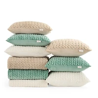 Fieldcrest Faux Mink 20x20 Square Throw Pillow