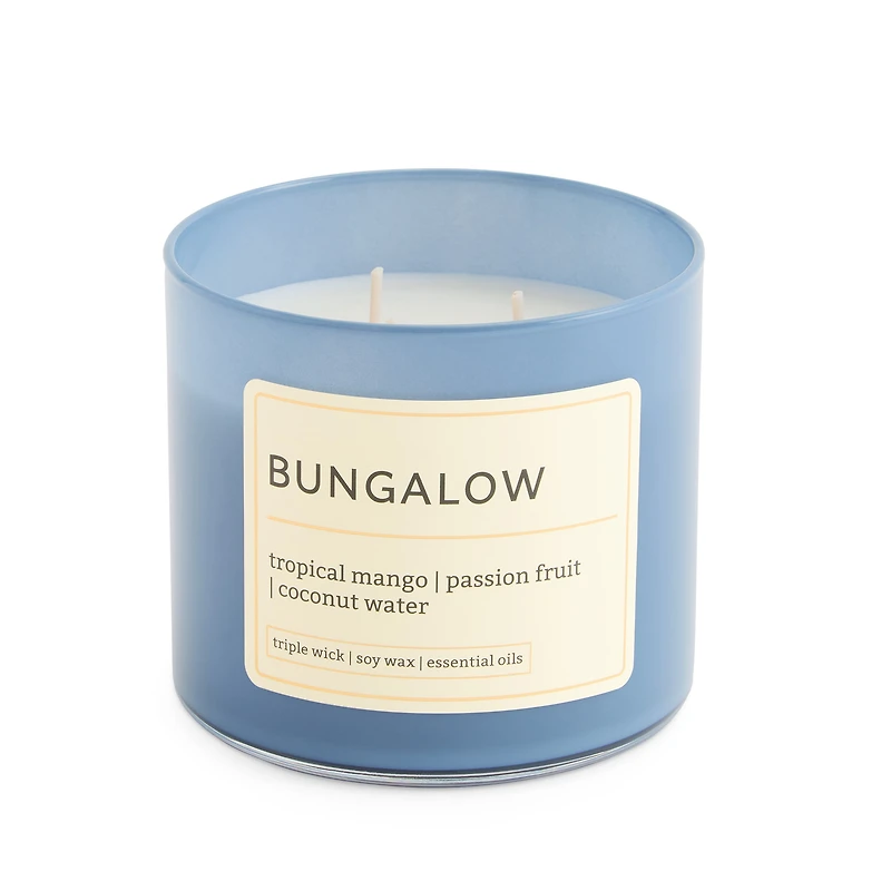 Distant Lands 14oz Bungalow 3-Wick Scented Jar Candle