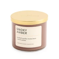 Distant Lands Smoky Amber 3-Wick Scented Jar Candle