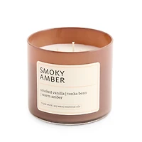 Distant Lands Smoky Amber 3-Wick Scented Jar Candle