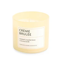 Distant Lands 14oz Creme Brulee 3-Wick Scented Jar Candle