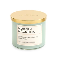 Distant Lands 14oz Modern Magnolia 3-Wick Scented Jar Candle
