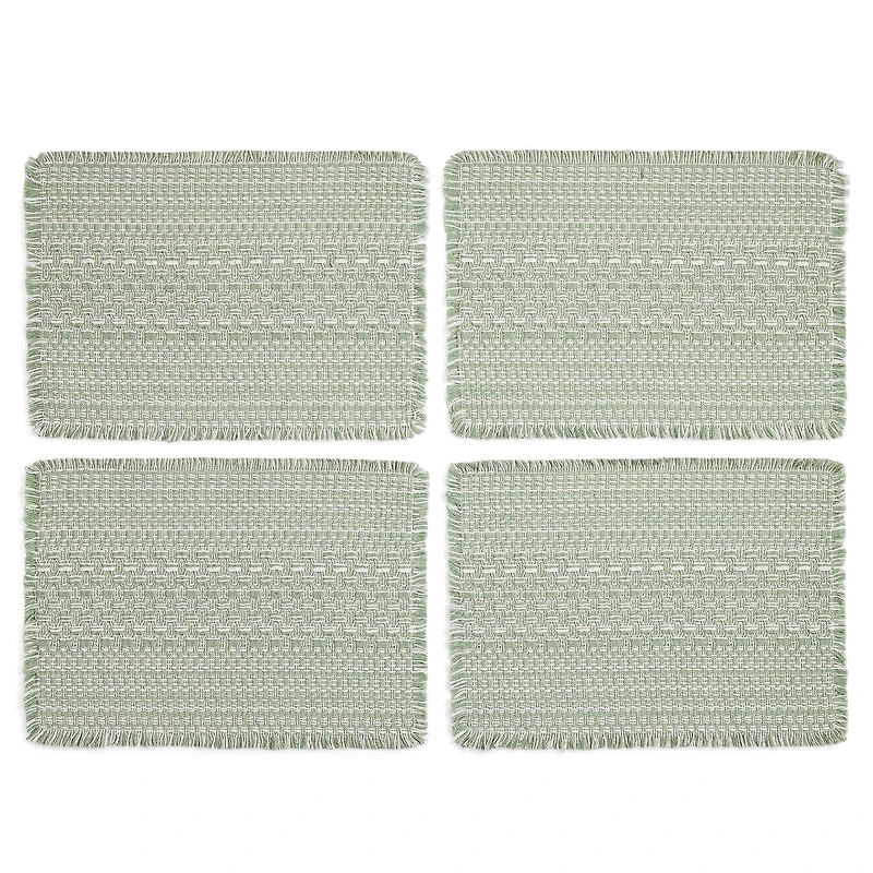 Homewear Haisley 4-pc. Placemat with Fringe