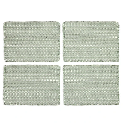 Homewear Haisley 4-pc. Placemat with Fringe