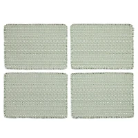 Homewear Haisley 4-pc. Placemat with Fringe