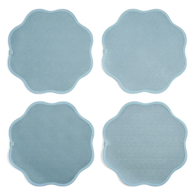 Homewear Sanibel Scallop Edge 4-pc. Placemat