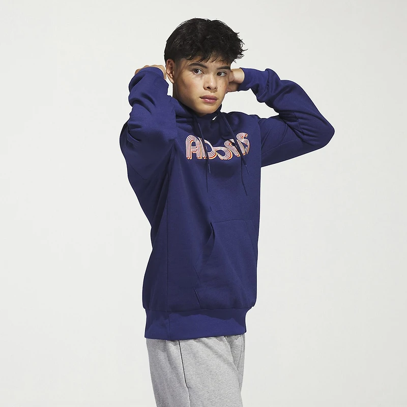 adidas Mens Long Sleeve Fleece Active Hoodie