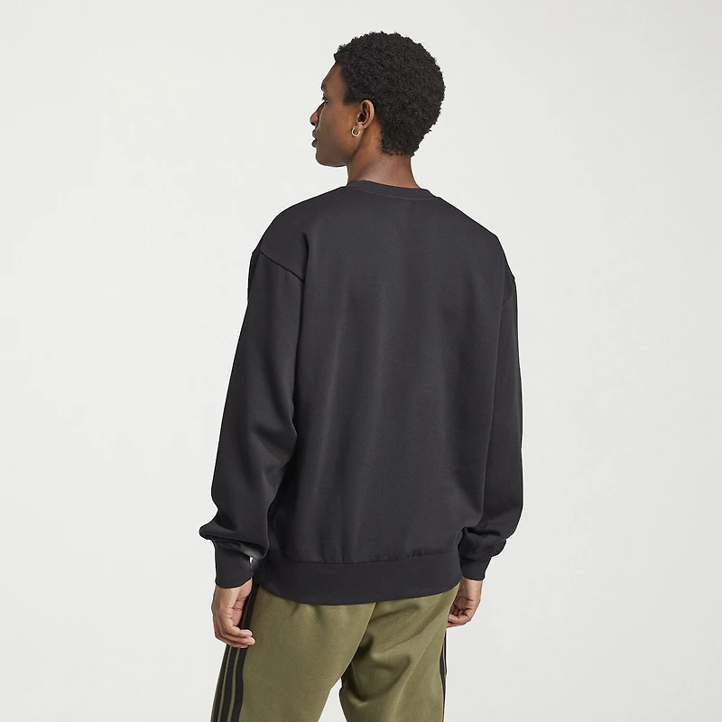 adidas Feel Cozy Mens Crew Neck Long Sleeve Sweatshirt
