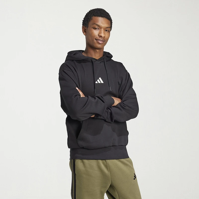 adidas Feel Cozy Mens Long Sleeve Fleece Active Hoodie