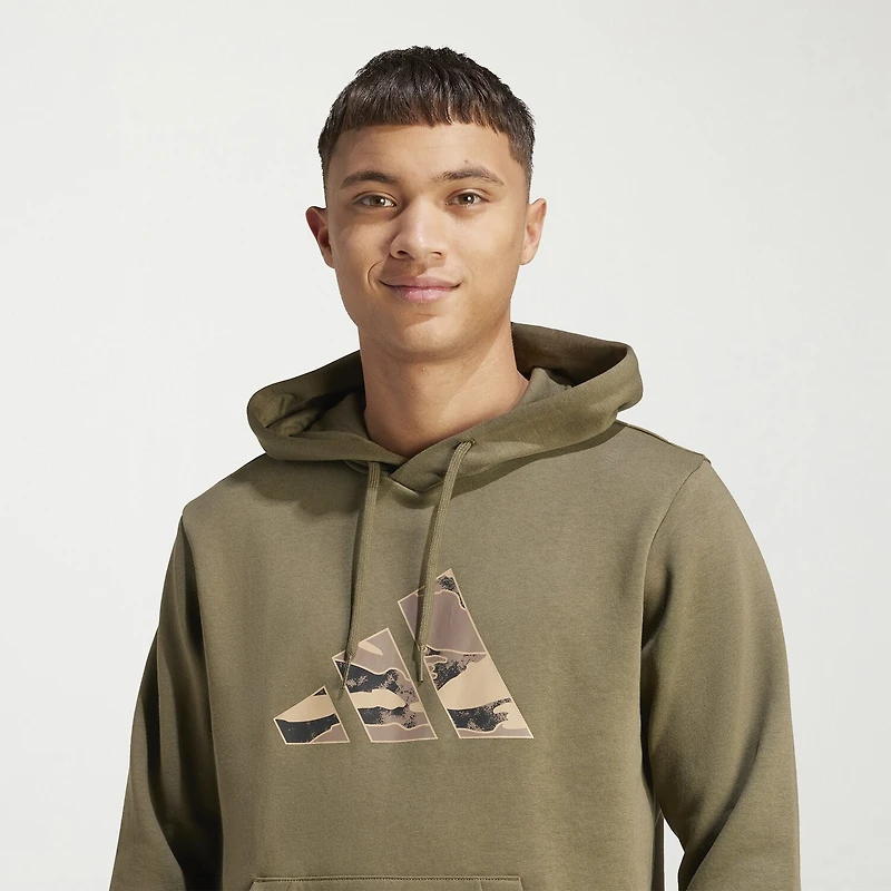 adidas Mens Long Sleeve Fleece Active Hoodie