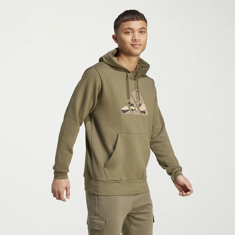 adidas Mens Long Sleeve Fleece Active Hoodie