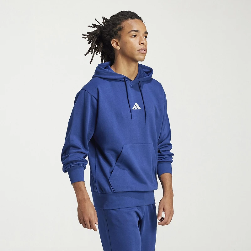 adidas Feel Cozy Mens Long Sleeve Fleece Active Big and Tall Hoodie