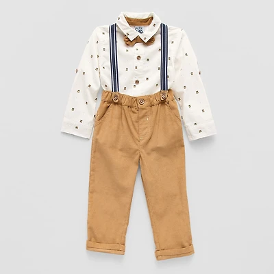 Little Lad Baby Boys 3-pc. Pant Set