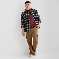 Arizona Mens Long Sleeve Boxy Fit Flannel Shirt