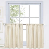 Elrene Home Fashions Cameron 2-pc. Rod Pocket Window Tier