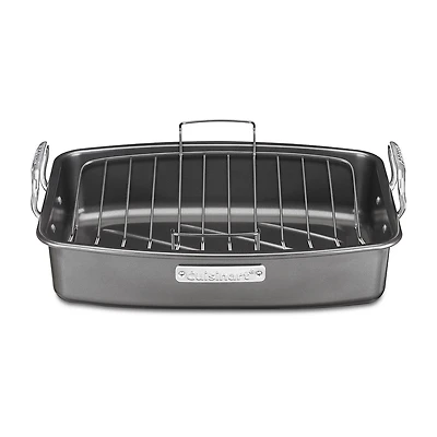Cuisinart® Ovenware 17x13" Nonstick Roaster with Rack