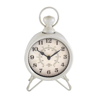 Westclox 8" Tripod With Finial Wall Clock