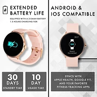 Itouch Sport Womens Multi-Function Pink Smart Watch 42003r-18-0aa