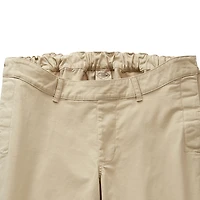 St. John's Bay Seated Chino Mens Adaptive Adjustable Features Easy-on + Easy-off Regular Fit Flat Front Pant