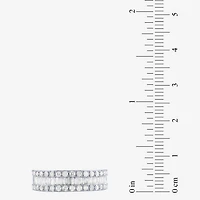Womens 2.5MM 1 CT. T.W. Natural White Diamond 14K Gold Anniversary Wedding Band